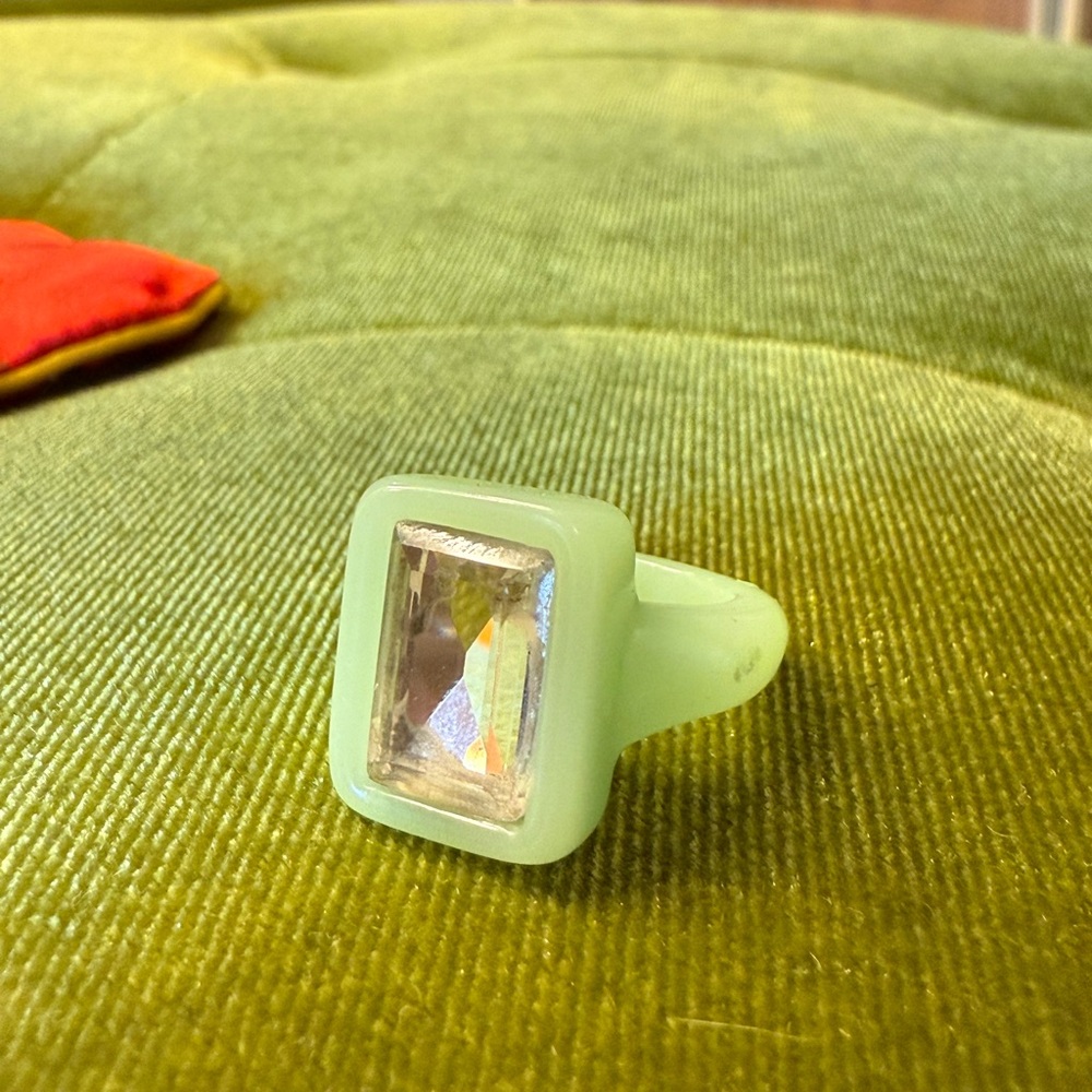 Sandy Liang mint green ring